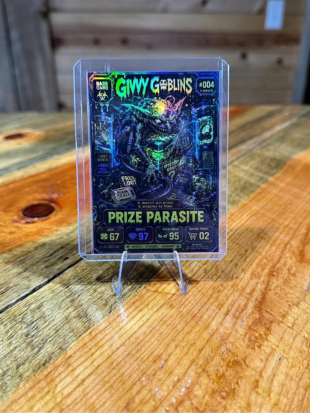Custom Made Givvy Goblin Card
